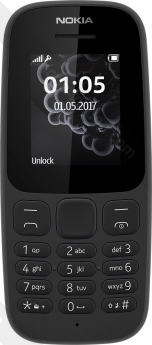 Nokia 105 (2017) Single-SIM schwarz