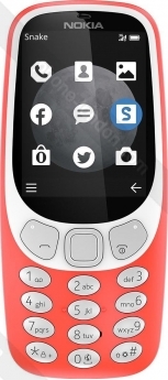 Nokia 3310 3G Single-SIM rot