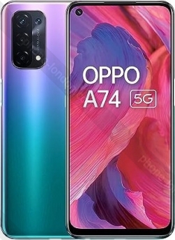 Oppo A74 5G purple