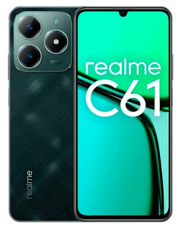 Realme C61 Dual Sim 6GB RAM 256GB Dark Green