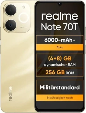Realme Note 70T 256GB Beach Gold