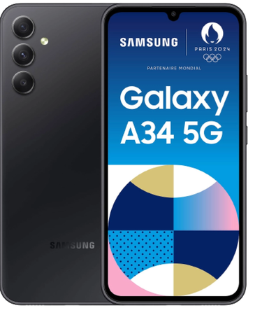 Samsung Galaxy A34 A346 5G Dual Sim 6GB RAM 128GB Enterprise Edition Graphite