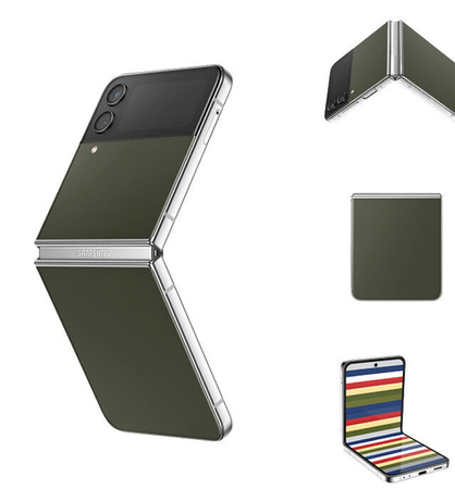 Samsung Galaxy Z Flip4 5G 256GB Bespoke Edition Silver Green Green