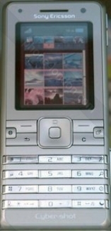 Sony Ericsson K770i star heaven silver