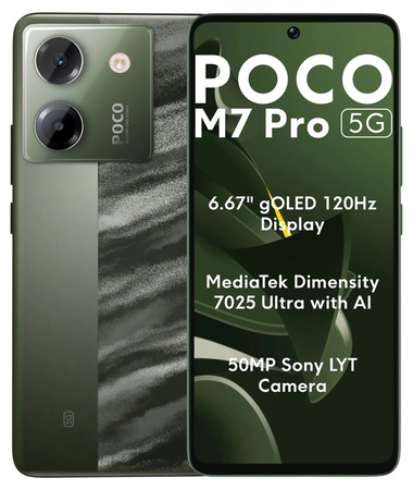 Xiaomi Poco M7 Pro 5G 12GB RAM 256GB Green