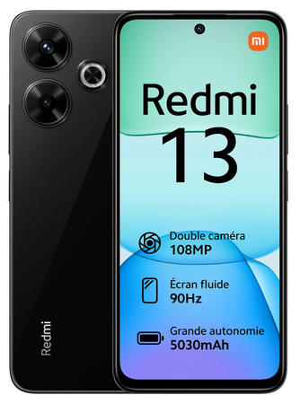 Xiaomi Redmi 13 4G Dual Sim 8GB RAM 128GB Midnight Black