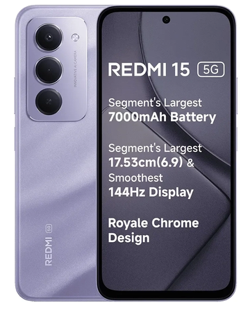 Xiaomi Redmi 15 8GB RAM 256GB Sandy Purple