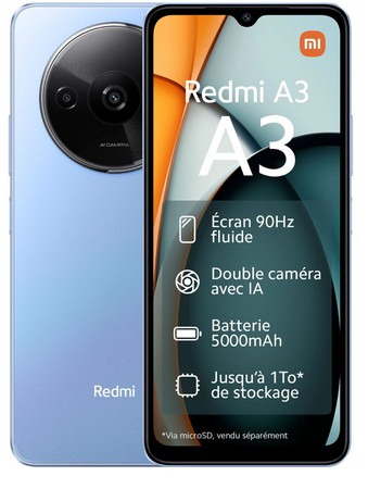 Xiaomi Redmi A3 4G Dual Sim 3GB RAM 64GB Blue