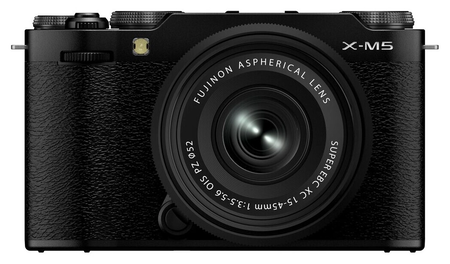 FUJIFILM X-M5 with XC 15-45mm f/3.5-5.6 Lens Black