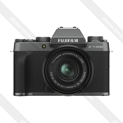 FUJIFILM X-T200 with 15-45mm Lens Dark Silver