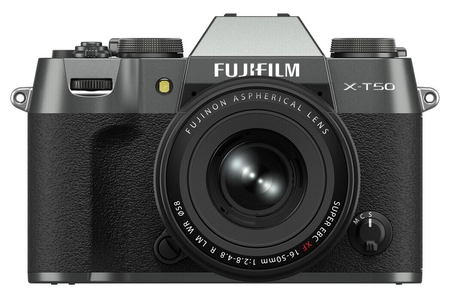 FUJIFILM X-T50 with XF 16-50mm f/2.8-4.8 Lens Charcoal Silver