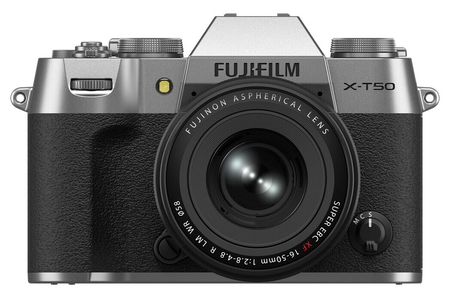 FUJIFILM X-T50 with XF 16-50mm f/2.8-4.8 Lens Silver