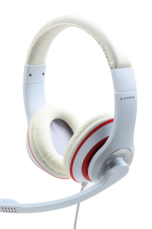 Gembird MHS-03-WTRD Stereo Headset White