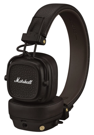 Marshall Major V Wireless Bluetooth Headphones Brown