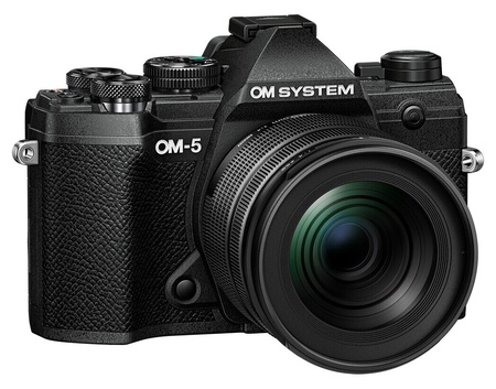 OM SYSTEM OM-5 with 12-45mm f/4 PRO Lens Black