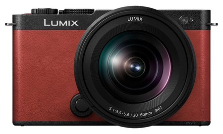 Panasonic Lumix S9 with S 20-60mm f/3.5-5.6 Lens Red