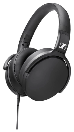 Sennheiser HD 400S Over-Ear Headphones with Detachable Cables Black