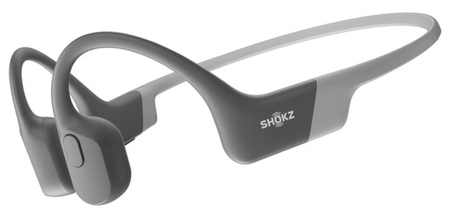 Shokz OpenRun Wireless Open-Ear Headphones Grey