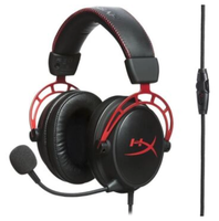 HyperX Cloud Alpha Wired Headset Black Red