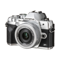 Olympus OM-D E-M10 Mark IV with 14-42mm EZ Lens Silver