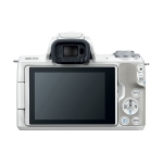Canon EOS M50 with 15-45mm Lens White