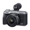 Canon EOS M6 Mark II with 15-45mm Lens and EVF-DC2...